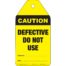 Caution Defective Equipment Tags